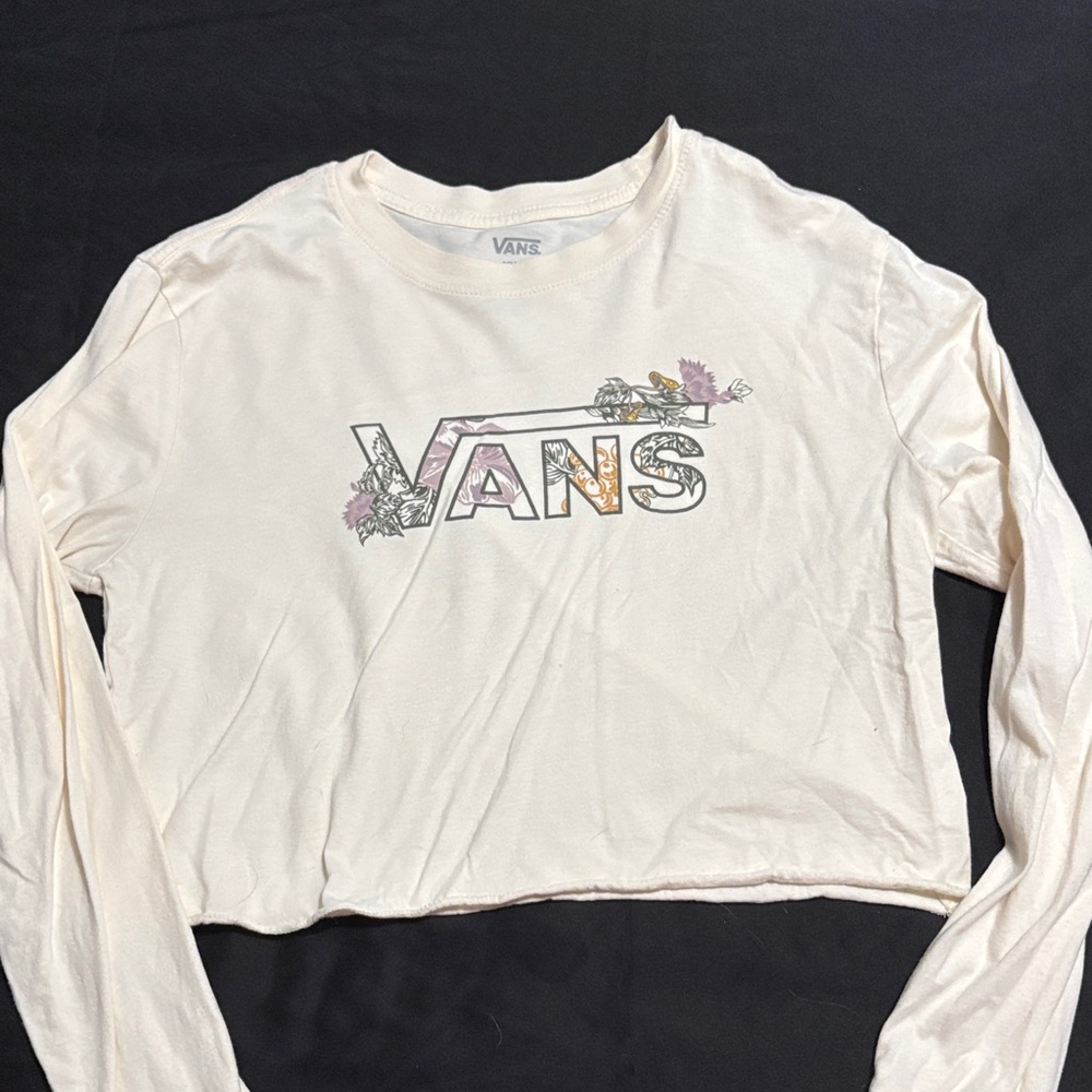 Vans Off-White Graphic Long Sleeve Tee